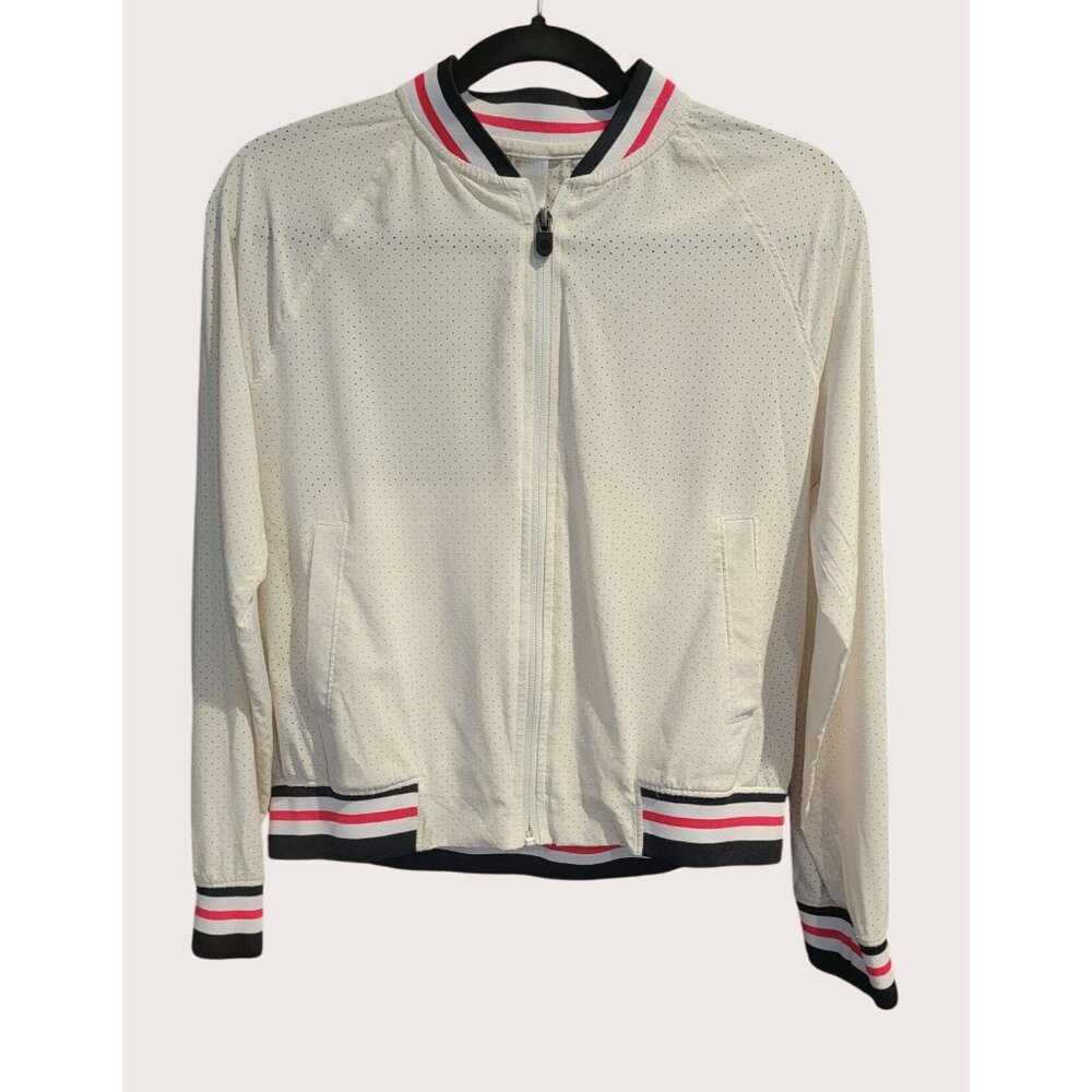 ZELLA White Mesh Bomber Jacket Kids XL (14-16)